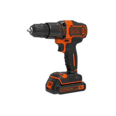Black&Decker 18v2G Trieciena ar 400mA ch Kitbox 2 akumulatori BDCHD18KB-QW