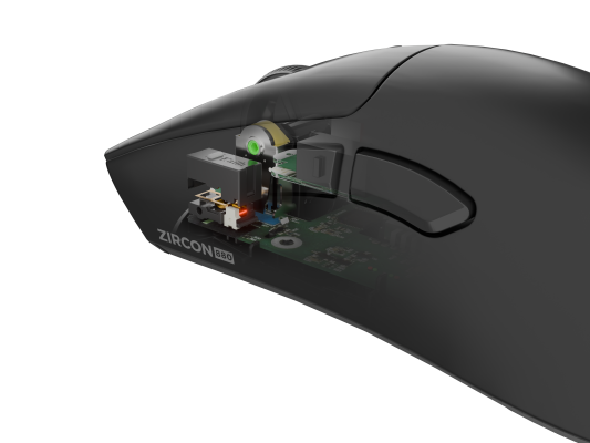 Genesis Zircon 880 Gaming Mouse, 12000DPI, Wireless, Black