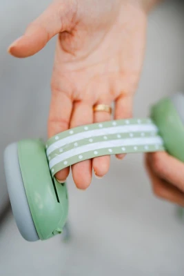 Momini bērnu trokšņu samazinošie austiņas Mimi Green
