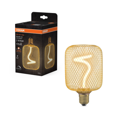 Dimmable LED bulb E27, 3.5W, 1800K, 170Lm, 320°, DECOR LED SPIRAL