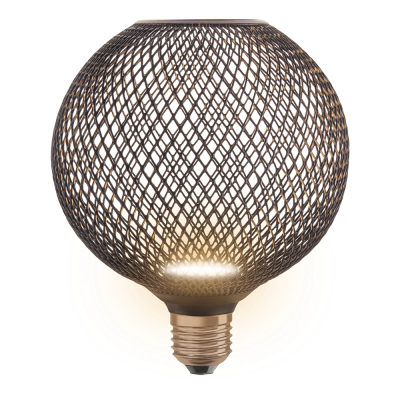 Dimmable LED bulb E27, 3.5W, 2700K, 300Lm, 100°, DECOR LED FLAT GLOBE