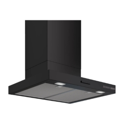 Bosch DWB65CC60 Wall-mounted Extractor Hood, B, Width 60 cm, Max extraction power in intensive mode 594 m3 / h, Matte Black