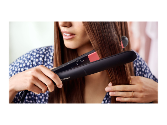 Philips  |  Hair Straitghtener  |  BHS376 / 00 StraightCare Essential  |  Ceramic heating system  |  Temperature (min) 160 °C  |  Temperature (max) 230 °C  |  Black