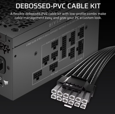 Corsair Fully Modular ATX Power Supply (EU)  |  RM750x SHIFT  |  750 W  |  Black