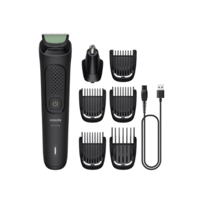 Philips trimmeris  |  MG3920 / 15 Sērija 3000 Viss vienā  |  Bezvadu  |  Garuma soļu skaits 7  |  Melns