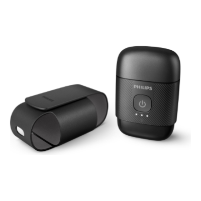 Philips Compact Shaver  |  S591 / 05 500 Series  |  Operating time (max) 40 min  |  Wet & Dry  |  Lithium Ion  |  Metallic Black