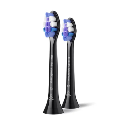 Philips rezerves suku galviņas  |  HX6052 / 88 Sonicare Sensitive  |  Galvas  |  Pieaugušajiem  |  Iekļauto suku galviņu skaits 2  |  Melns