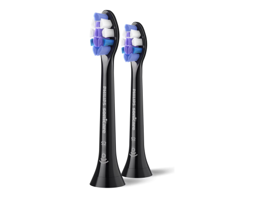 Philips rezerves suku galviņas  |  HX6052 / 88 Sonicare Sensitive  |  Galvas  |  Pieaugušajiem  |  Iekļauto suku galviņu skaits 2  |  Melns