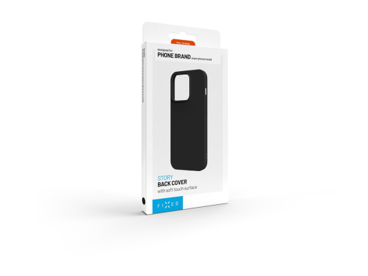 Fixed Story  |  Back cover  |  Xiaomi  |  Redmi Note 15 Pro 4G  |  Rubberized  |  Black
