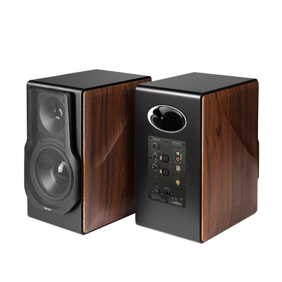 Edifier S3000MK II Premium Wireless 2.0 Bookshelf Speakers, Brown