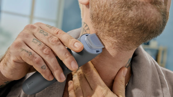Philips trimmeris  |  BT3617 / 15 sērija 3000  |  Bezvadu  |  Mitrs un sauss  |  Garuma pakāpju skaits 20  |  Tumši pelēks