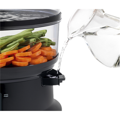 TEFAL  |  VC140135 Food Steamer  |  Black  |  900 W  |  Number of baskets 2
