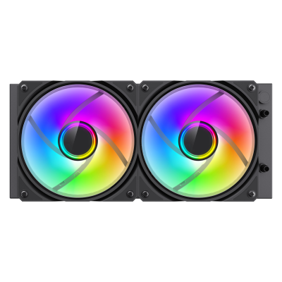 Gamemax CPU Liquid Cooler  |  ICEBURG 240 INFINITY  |  Black