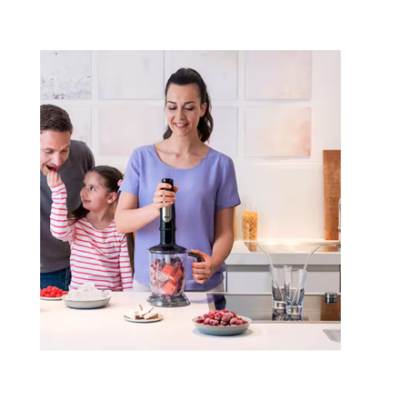 Braun  |  MultiQuick 7 rokas blenderis  |  MQ 7045X  |  rokas blenderis  |  1000 W  |  Ātrumu skaits 6  |  Smalcinātājs  |  Melns / Nerūsējošais tērauds