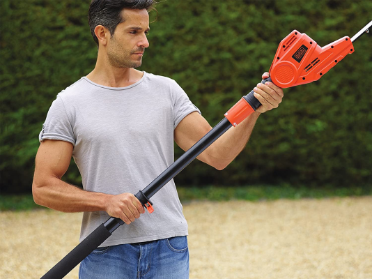 BLACK & DECKER  |  Telescopic hedge trimmer, PH5551-QS, 550 W