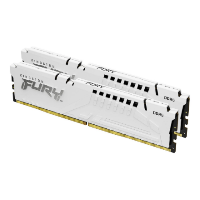Kingston KF560C30BWEK2-32 32GB 6000MT / s DDR5 CL30 DIMM (Kit of 2) FURY Beast White EXPO  |  Kingston