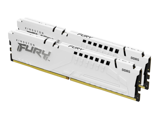 Kingston KF560C30BWEK2-32 32GB 6000MT / s DDR5 CL30 DIMM (Kit of 2) FURY Beast White EXPO  |  Kingston