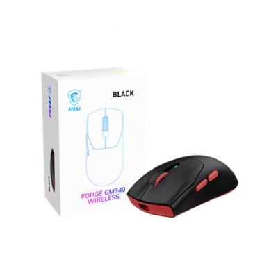 MSI FORGE GM340  |  Bezvadu  |  2.4 GHz, Bluetooth, USB 2.0