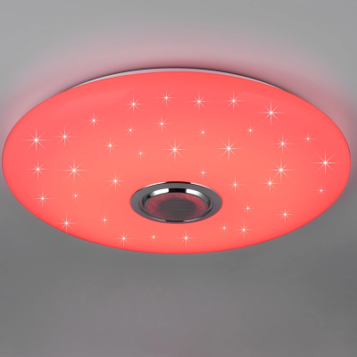 LED Griestu lampa MUSICA ar pulti un skaļruni, 33W, 3600Lm, 2700-6500K + RGB, IP20