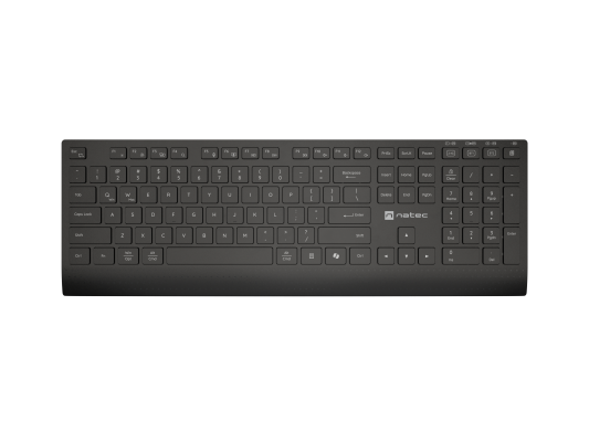 Natec Keyboard and Mouse  |  Stringray 2  |  Keyboard and Mouse Set  |  Wireless  |  US  |  Black