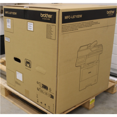 SALE OUT. Brother MFC-L6710DW All-In-One Mono Laser Printer with Fax  |  Brother All-In-One  |  MFC-L6710DW  |  Laser  |  Mono  |  Multicunction Printer  |  A4  |  Wi-Fi  |  Grey  |  DAMAGED PACKAGING