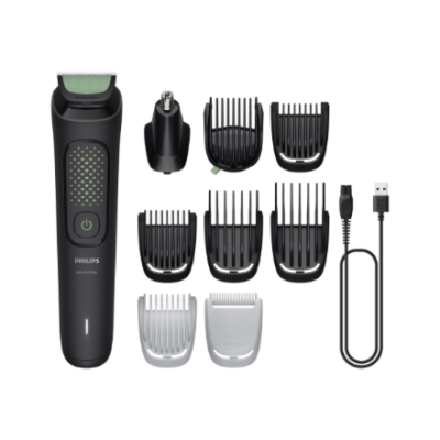 Philips Hair trimmer  |  MG3946 / 15 Series 3000  |  Cordless  |  Number of length steps 12  |  Black