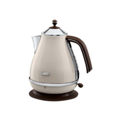 Delonghi  |  KBOV 2001.BG  |  Стандартный чайник  |  2000 Вт  |  1.7 Л  |  Нержавеющая сталь  |  360° вращающаяся база  |  Бежевый