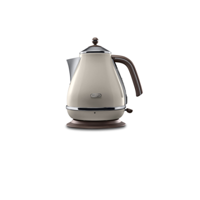 Delonghi  |  KBOV 2001.BG  |  Стандартный чайник  |  2000 Вт  |  1.7 Л  |  Нержавеющая сталь  |  360° вращающаяся база  |  Бежевый