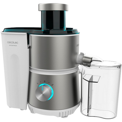 Cecotec  |  Orbital Juicer  |  Juice&Fresh 400 Titan White  |  Type Juicer maker  |  White / Silver  |  400 W  |  Number of speeds 2  |  20000 RPM