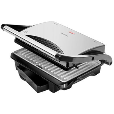 Cecotec Grill  |  Rock'nGrill 1000  |  1000 W  |  Elektriskais grils  |  Melns / Nerūsējošais tērauds