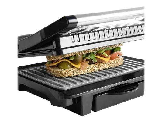 Cecotec Grill  |  Rock'nGrill 1000  |  1000 W  |  Elektriskais grils  |  Melns / Nerūsējošais tērauds