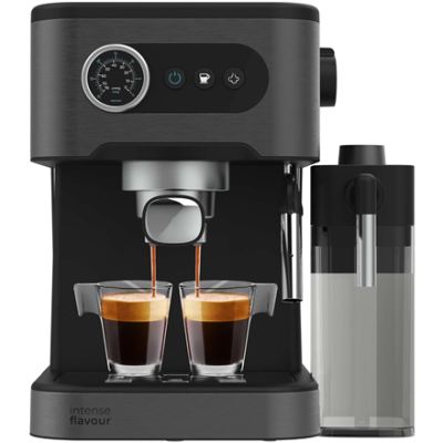 Cecotec  |  Espresso Machine with Milk Frother  |  Power Espresso 20 Pro Latte  |  20 bar  |  Semi-Automatic  |  1350 W  |  Black