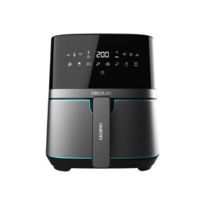 Cecotec Hot air fryer  |  Cecofry Full InoxBlack 5500 Pro  |  Power 1700 W  |  Capacity 5.5 L  |  Melns inox / Melns
