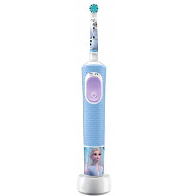 Oral-B  |  Elektriskā zobu birste  |  Vitality PRO Kids Frozen  |  Uzlādējama  |  Bērniem  |  Iekļauto zobu suku skaits 1  |  Zobu tīrīšanas režīmu skaits 2  |  Zila