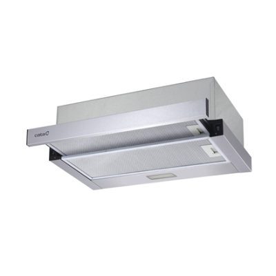 CATA  |  Hood  |  TFB-5160 X  |  Telescopic  |  Energy efficiency class C  |  Width 59.5 cm  |  300 m³ / h  |  Mechanical  |  CSLED  |  Stainless steel