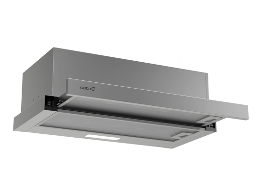 CATA  |  Hood  |  TFB-5160 X  |  Telescopic  |  Energy efficiency class C  |  Width 59.5 cm  |  300 m³ / h  |  Mechanical  |  CSLED  |  Stainless steel