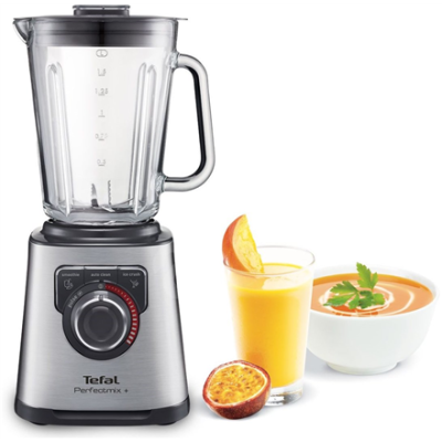TEFAL  |  Blender  |  PerfectMix BL811D38  |  Tabletop  |  1200 W  |  Jar material Glass  |  Jar capacity 1.5 L  |  Ice crushing  |  Stainless steel