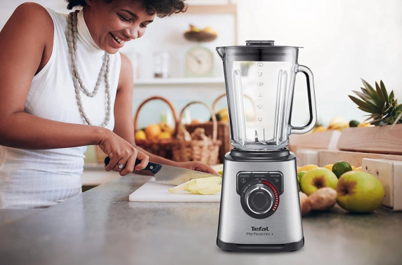 TEFAL  |  Blender  |  PerfectMix BL811D38  |  Tabletop  |  1200 W  |  Jar material Glass  |  Jar capacity 1.5 L  |  Ice crushing  |  Stainless steel