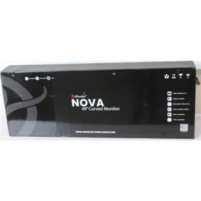 РАСПРОДАЖА. Arozzi Nova 49" VA, 165Hz - White  |  Arozzi  |  Nova  |  49 "  |  VA  |  32:9  |  165 Hz  |  4 ms  |  5120 x 1440 pixels  |  350 cd / m²  |  HDMI ports quantity 2  |  White  |  Warranty 24 month(s)  |  DAMAGED PACKAGING, USED, SCRATCHED BODY 