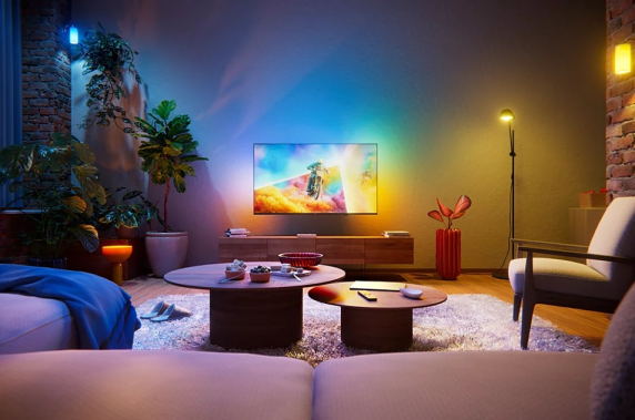 Телевизор Philips QLED Ambilight  |  65PQS8501 / 12  |  65  |  Смарт ТВ  |  Titan OS  |  4K UHD  |  Черный