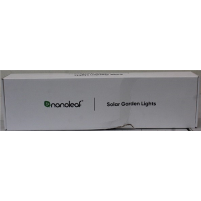 IZPĀRDOŠANA. Nanoleaf Solar Garden Lights V1.5 2 Sets  |  Nanoleaf DAMAGED PACKAGING