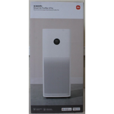 SALE OUT. Xiaomi Smart Air Purifier 4 Pro  |  Xiaomi  |  Smart Air Purifier  |  4 Pro  |  Air Purifier  |  Suitable for rooms up to 35–60 m²  |  Power 50 W  |  White  |  DAMAGED PACKAGING