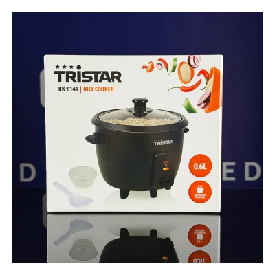 Tristar  |  Rice Cooker  |  RK-6141  |  0.6 L  |  300 W  |  Black