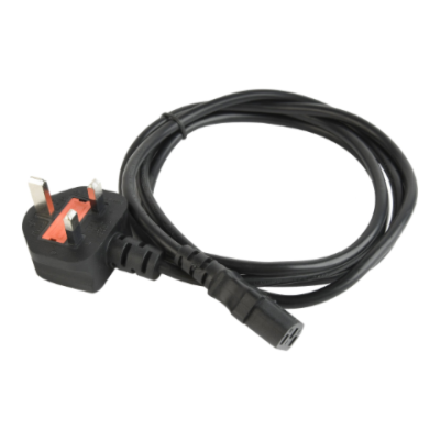 Gembird PC-187 UK Power Cord  |  IEC C13  |  5 A  |  1.8 m (6 ft)