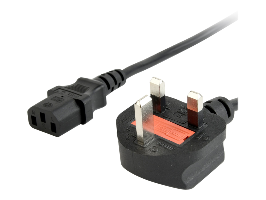 Gembird PC-187 UK Power Cord  |  IEC C13  |  5 A  |  1.8 m (6 ft)