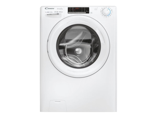 Candy  |  Washing Machine  |  CO 474TWM6 / 1-S  |  Energy efficiency class A  |  Front loading  |  Washing capacity 7 kg  |  1400 RPM  |  Depth 49 cm  |  Width 60 cm  |  Digital  |  Wi-Fi  |  White
