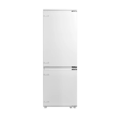 Midea Refrigerator  |  MDRE554FGD01D  |  Energy efficiency class D  |  Built-in  |  Combi  |  Height 195.3 cm  |  No Frost system  |  Fridge net capacity 298 L  |  Freezer net capacity 105 L  |  29 dB  |  White