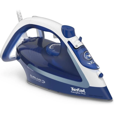 TEFAL  |  FV5735E0 Easygliss Plus  |  Steam Iron  |  2500 W  |  Water tank capacity 270 ml  |  Continuous steam 45 g / min  |  Steam boost performance 220 g / min  |  Blue / White