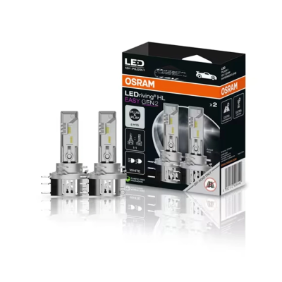 LED bulbs H8 / H11 / H16, 23 / 4 W, 6500K, 1250 / 250 lm, LEDriving HL EASY GEN 2