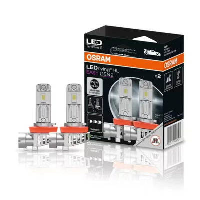 LED bulbs H8 / H11 / H16, 26W, 6500K, 2000 lm, LEDriving HL EASY GEN 2